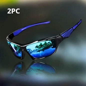 Occhiali da sole uomo polarizzati lenti colorate