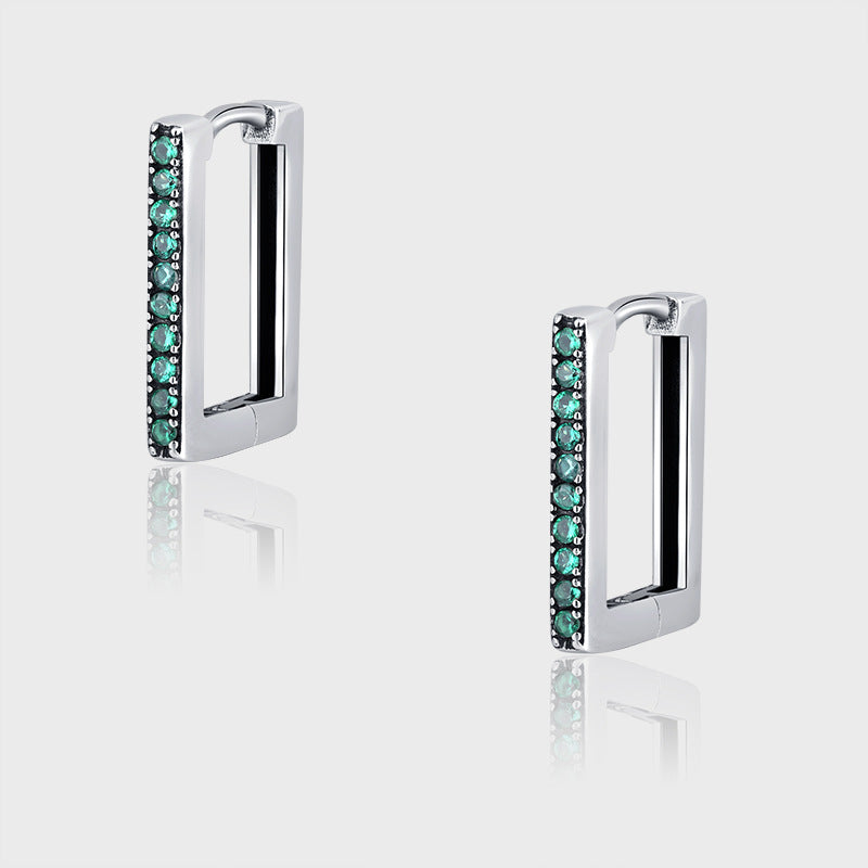 Orecchini Quadrati Diamante