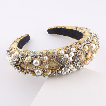 Fascia Capelli Barocco Spugna