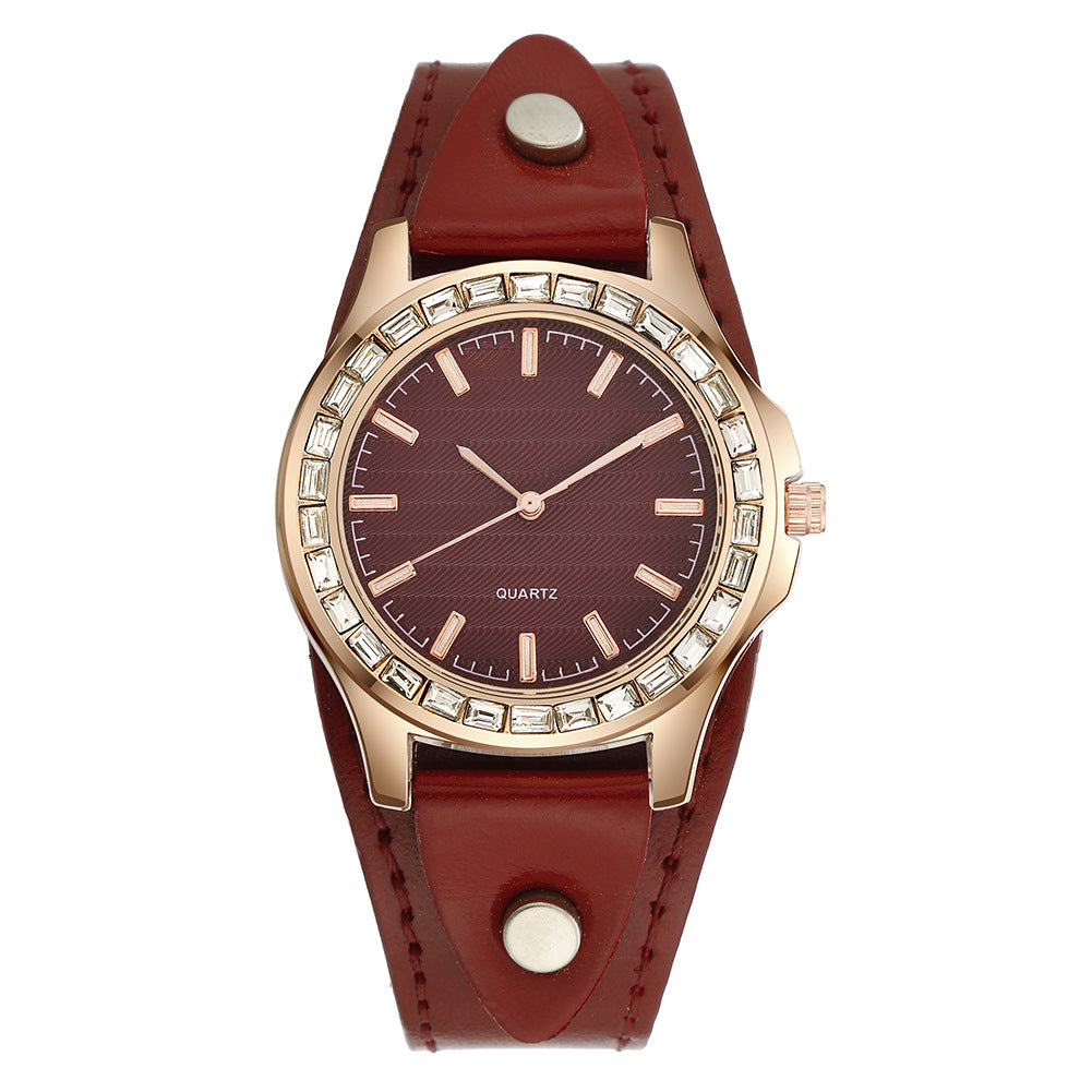 Orologio bracciale con diamanti pavé
