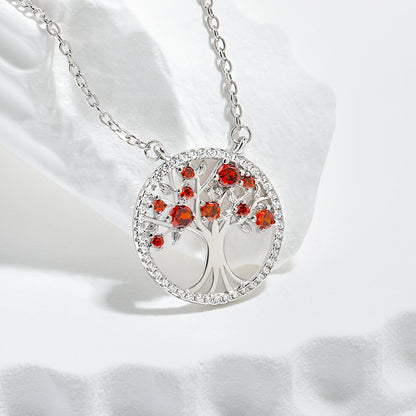 Collana albero della vita zirconi