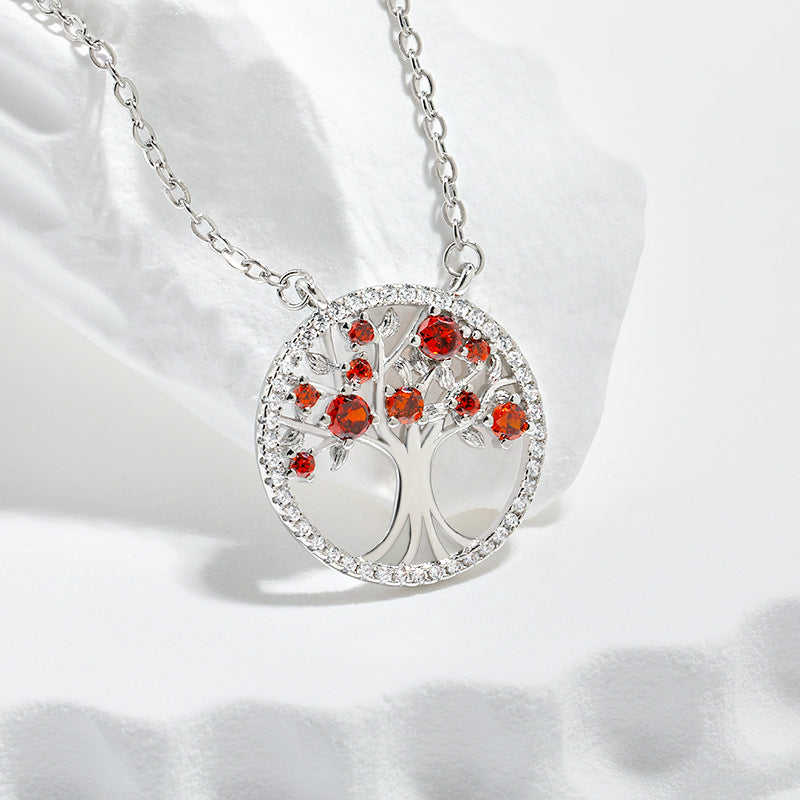 Collana albero della vita zirconi
