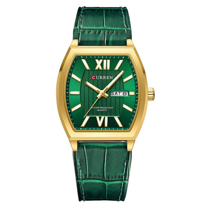Orologio coppia calendario in pelle