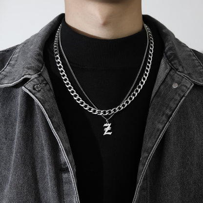 Collana Lettera Titanio