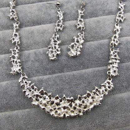 Set orecchini e collana goccia