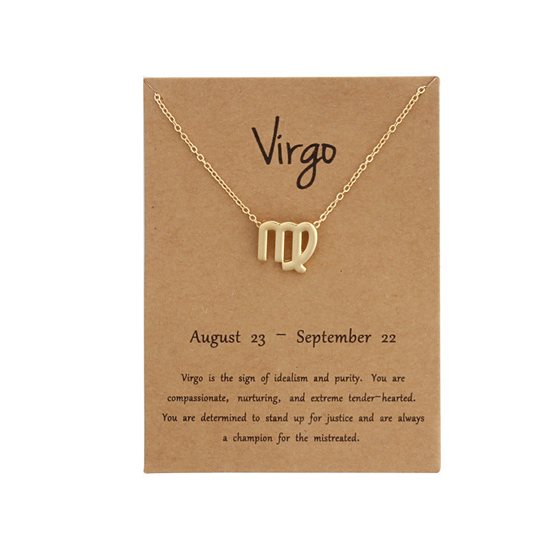 Collana segno zodiacale oro