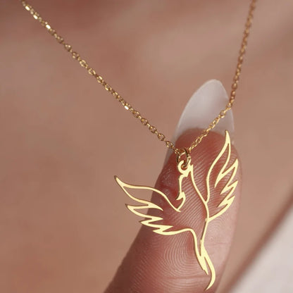 Collana minimalista acciaio inox