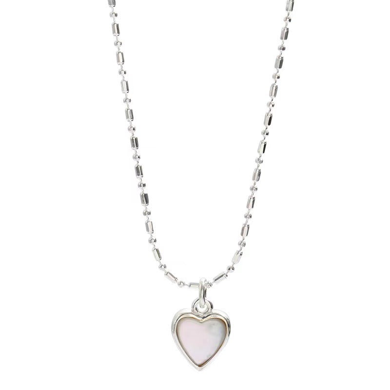 Collana opale cuore con ciondolo