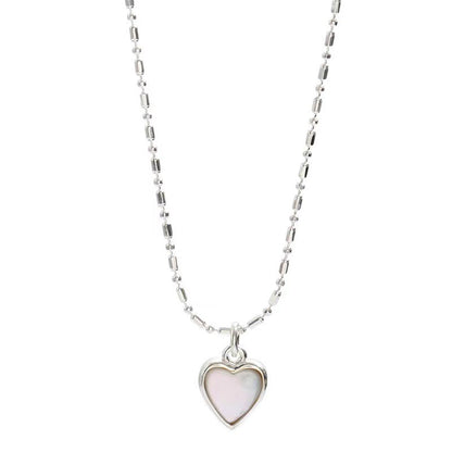Collana opale cuore con ciondolo