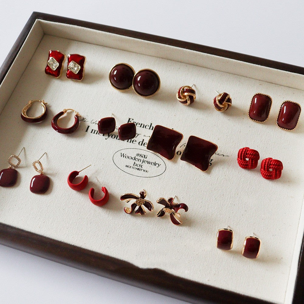 Orecchini pendenti argento sterling stile retro