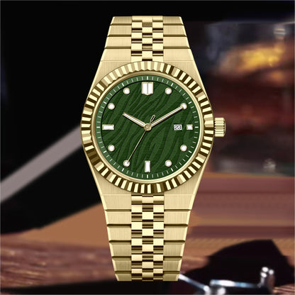 Orologio con cinturino in acciaio d'affari di lusso