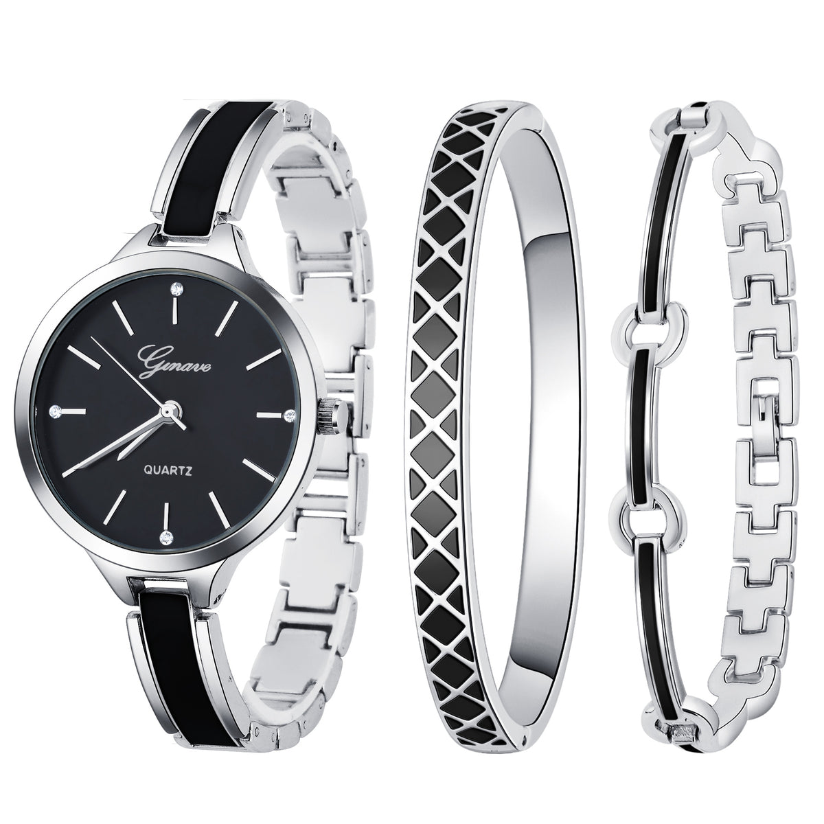 Orologio donna set tre pezzi