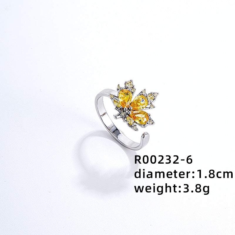 Anello Foglia d'Acero
