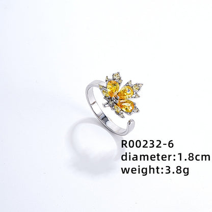 Anello Foglia d'Acero