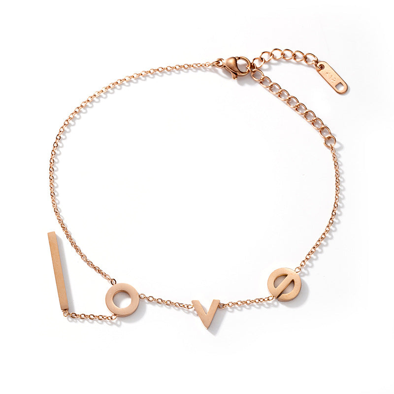 Bracciale e cavigliera LOVE