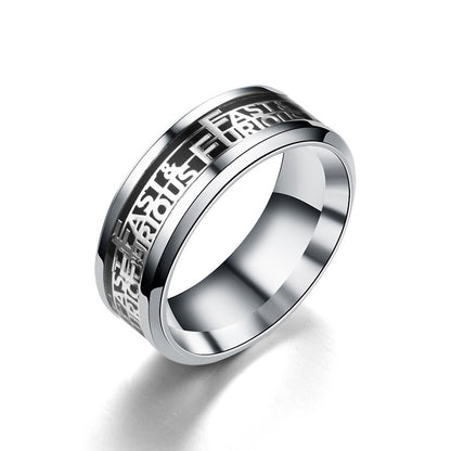 Anello opale in tungsteno