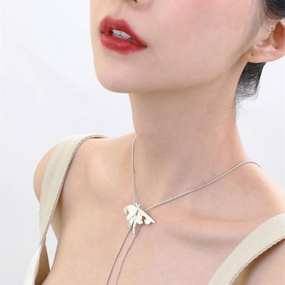 Collana farfalla retrò