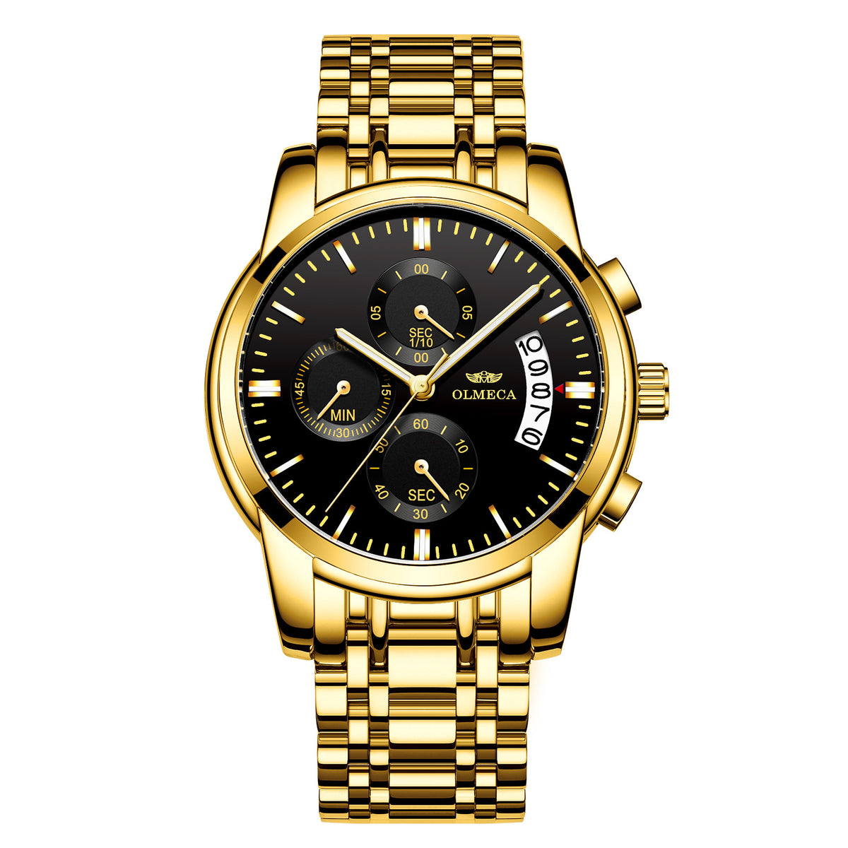 Orologio acciaio luminoso farfalla