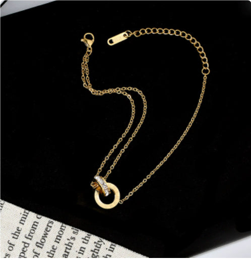 Collana Doppia Titanio