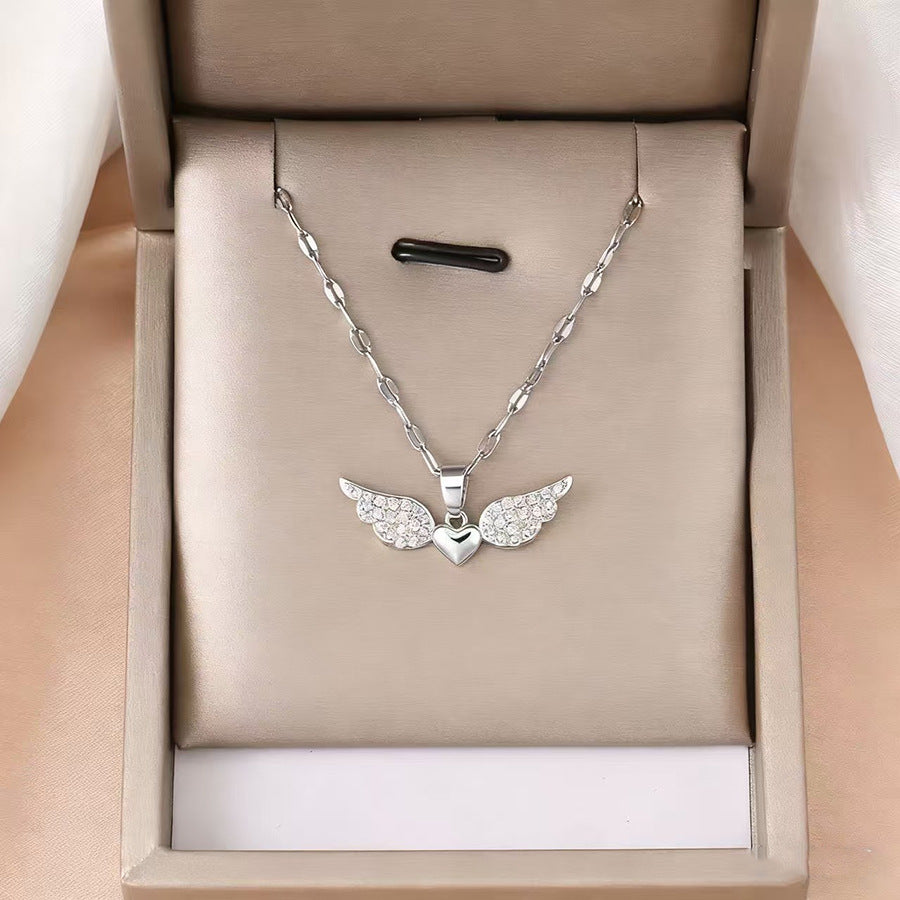 Collana ali angelo cuore