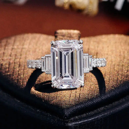 Anello quadrato zircone da donna
