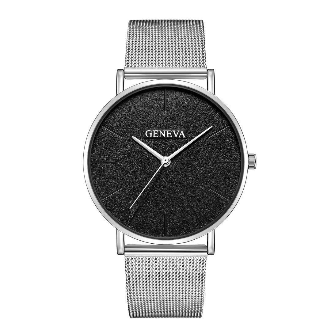 Orologio cinturino mesh acciaio da uomo
