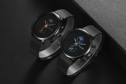 Orologio uomo fasi lunari due occhi