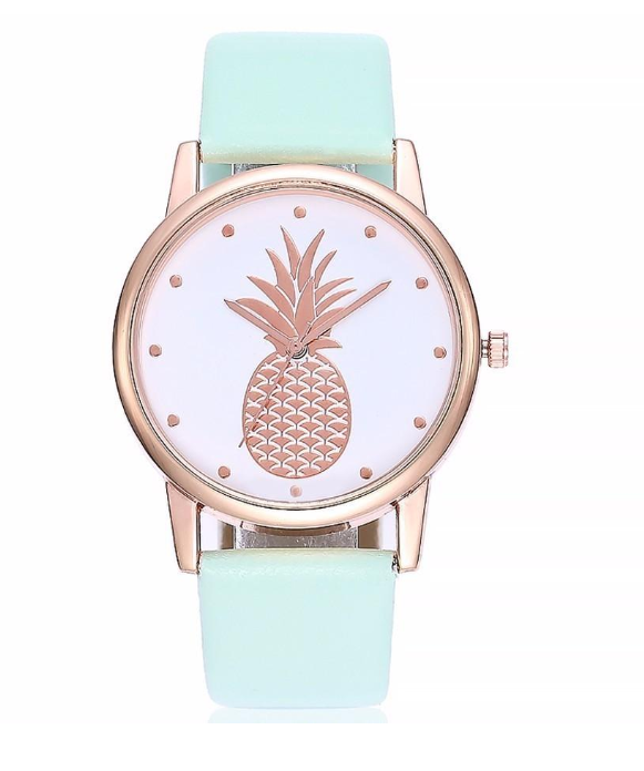 Orologio con cinturino ananas