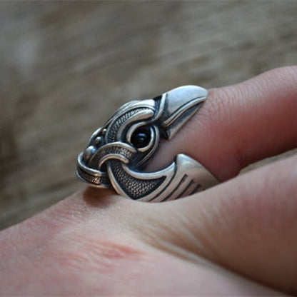Anello Corvo Gotico