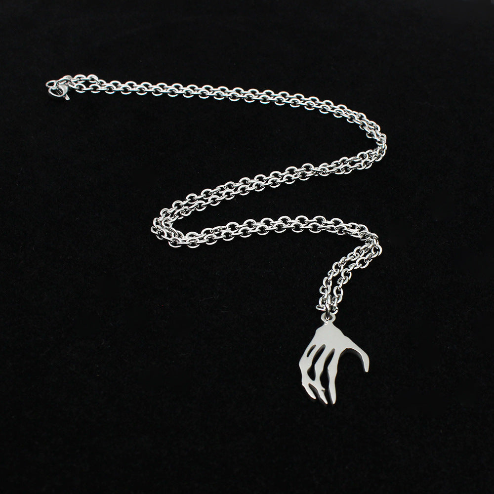 Collana teschio di coppia