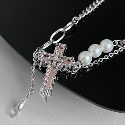 Collana Croce Specchio