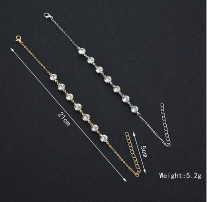 Cavigliera turchese multi-strato