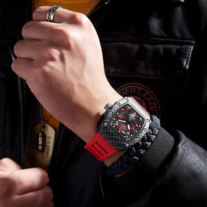 Orologio da uomo quarzo impermeabile luminoso