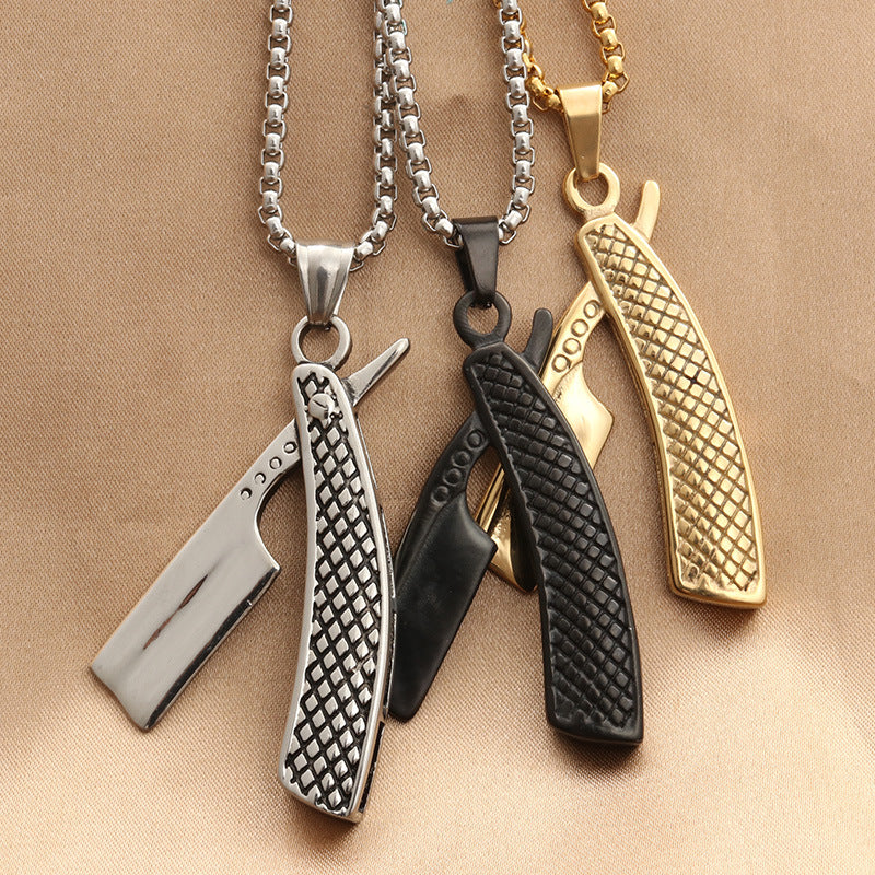 Collana ciondolo punk