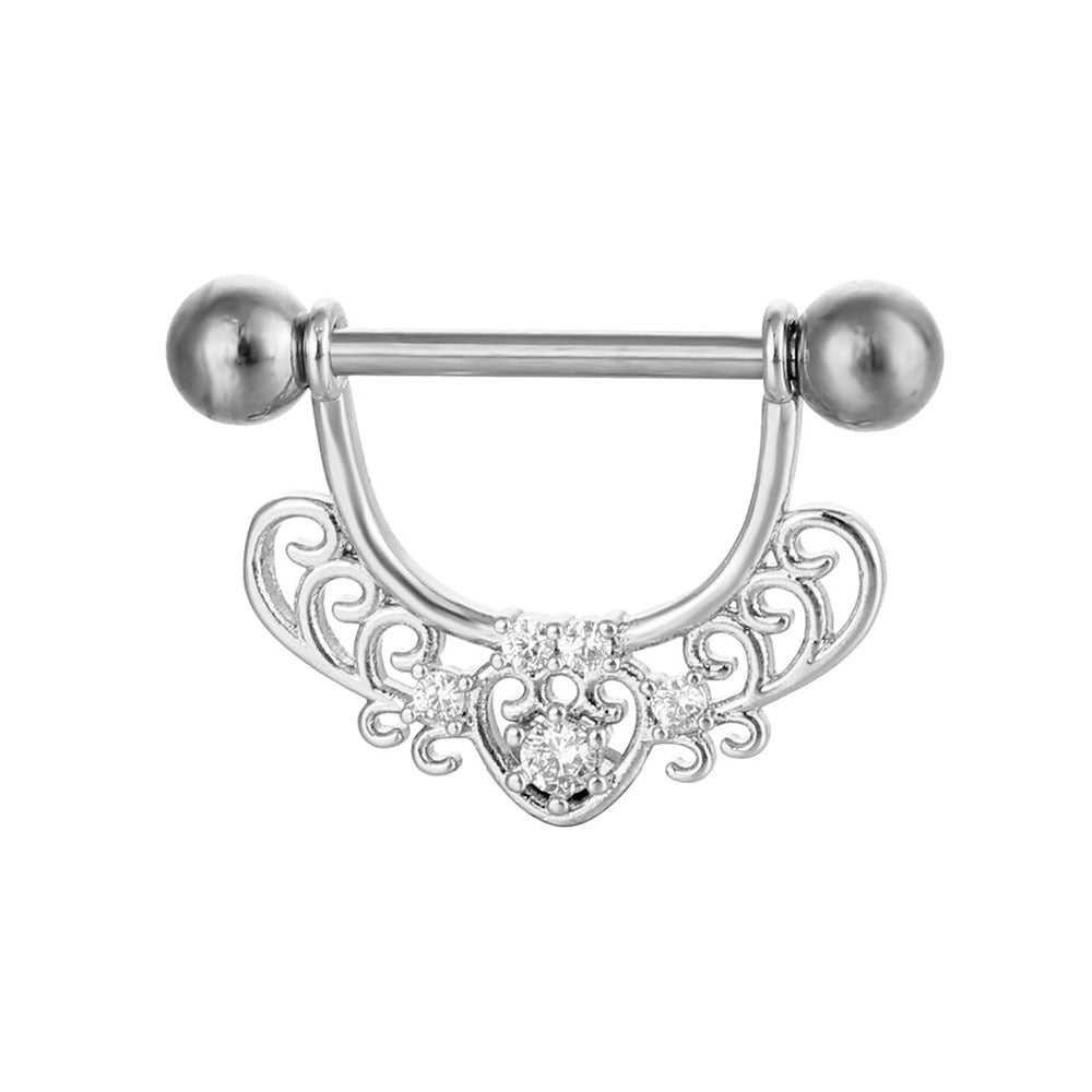 Anello zircone traforato