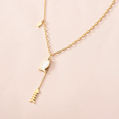 Collana farfalla cuore satinata