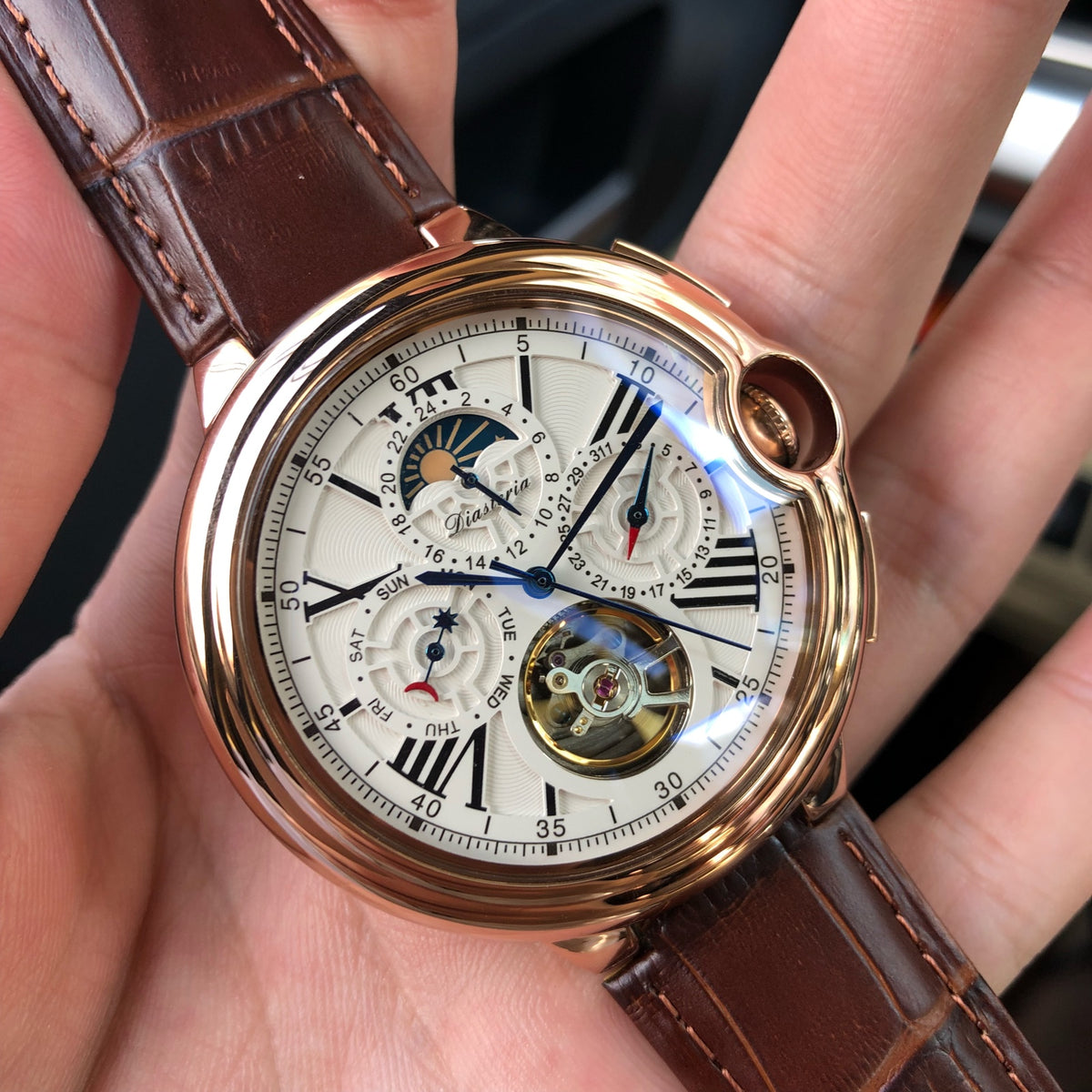 Orologio cavo automatico da uomo