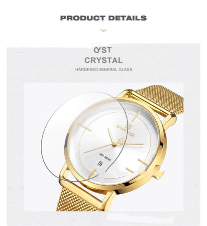 Orologio con calendario impermeabile semplice