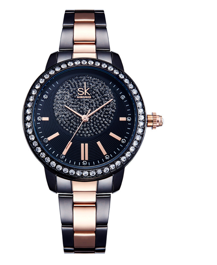 Orologio donna acciaio strass
