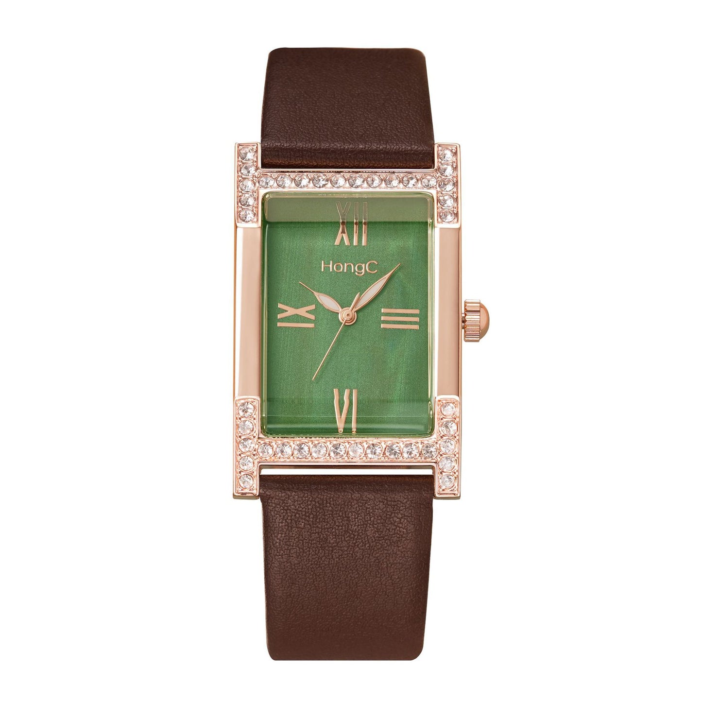 Orologio da donna quadrato retrò stile britannico