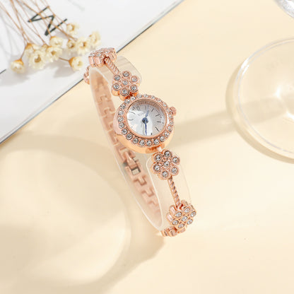 Orologio da donna con diamanti bracciale