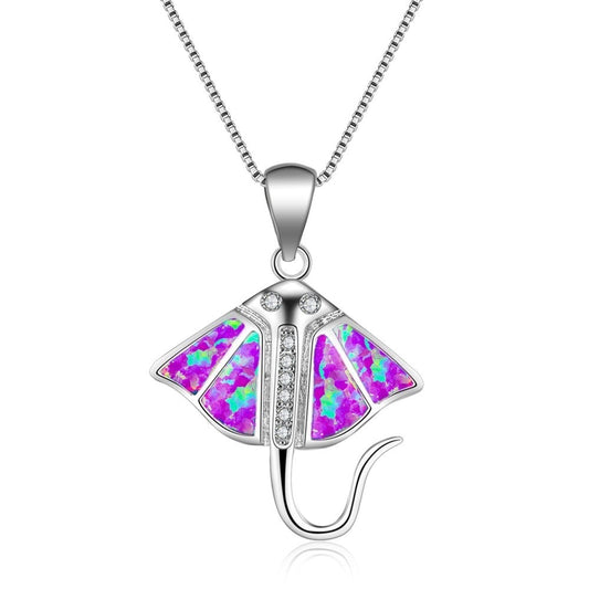 Collana balena in opale