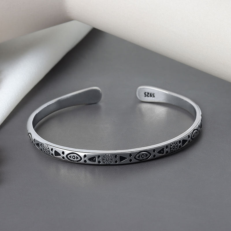 Bracciale argento charm vintage
