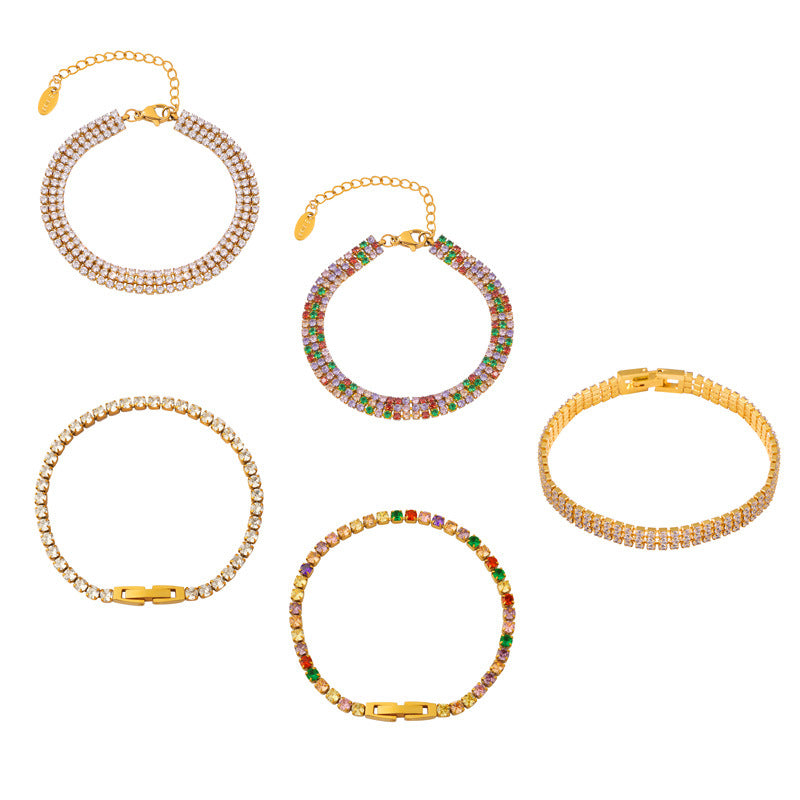 Bracciale acciaio titanio francese