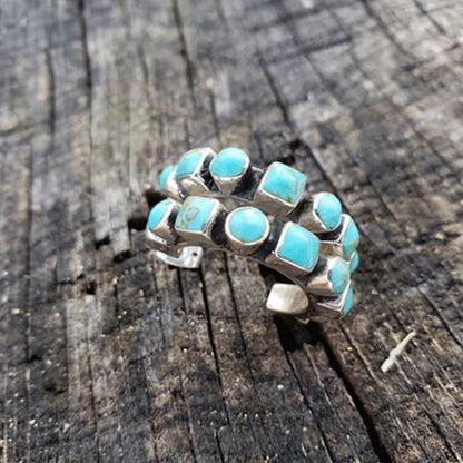 Orecchini boho turchese