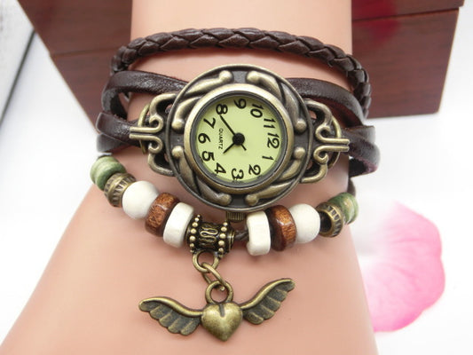 Orologio donna cuore vintage