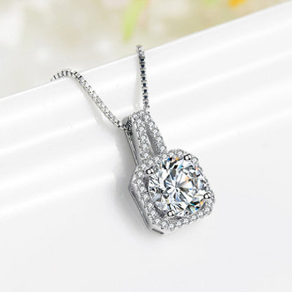 Collana corta e orecchini zircone