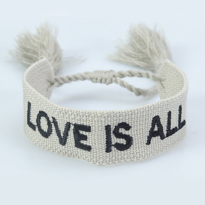 Bracciale coppia con ricamo