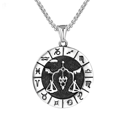 Collana segni zodiacali acciaio inossidabile