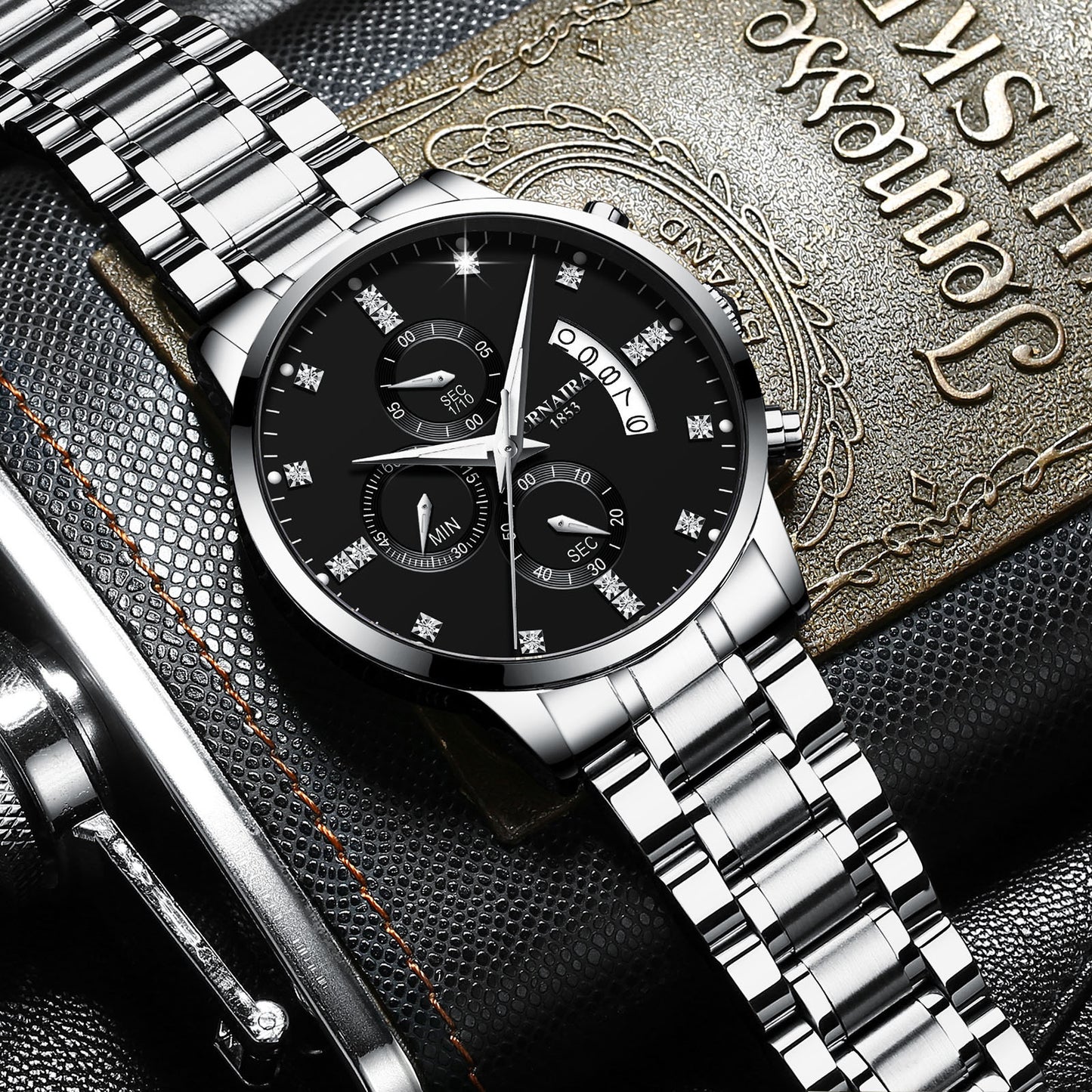 Orologio uomo impermeabile quarzo